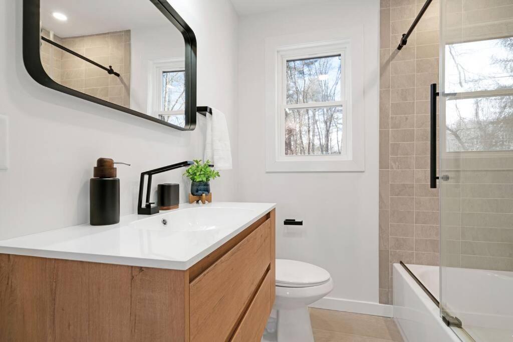 New Paltz Zen Wellness Cabin W/ Hot Tub Extérieur photo